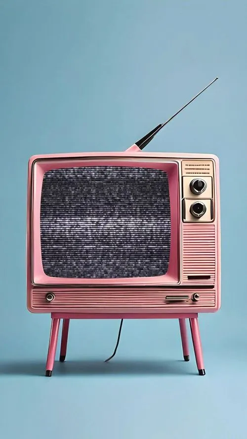 Sixrooms | Werbeagentur München | Kreativmotiv – Pink Retro TV Green Screen Template FREE DOWNLOAD